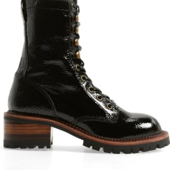 Jeffrey Campbell Evelyn Lace Up Boots - Picture 4 of 12